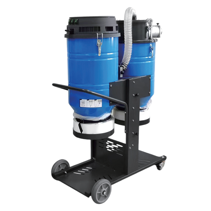 Single-Phase Double-Barrel Bagged Industrial Vacuum Cleaner Single-Phase Double-Barrel Bagged Industrial Vacuum Cleaner